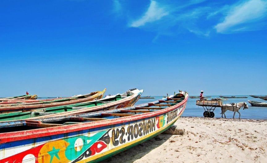 Bateau de pêche au Sénégal