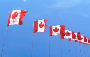drapeau du canada et Ottawa