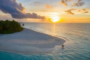 couché de soleil à Tahiti