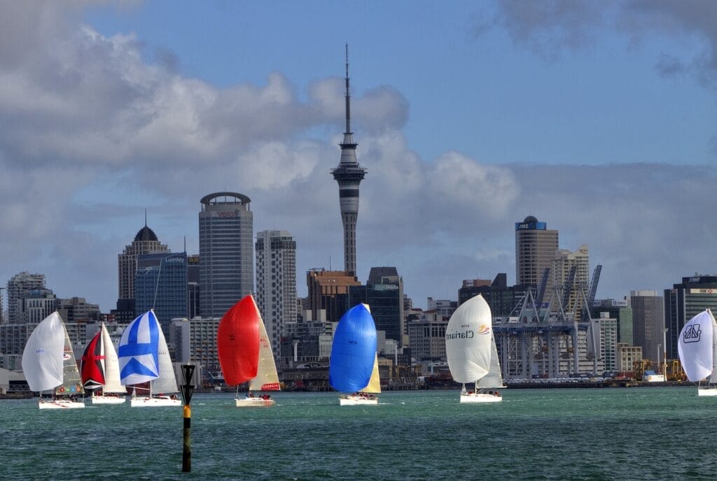 course de bateaux à auckland