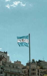 drapeau argentine à buenos aires