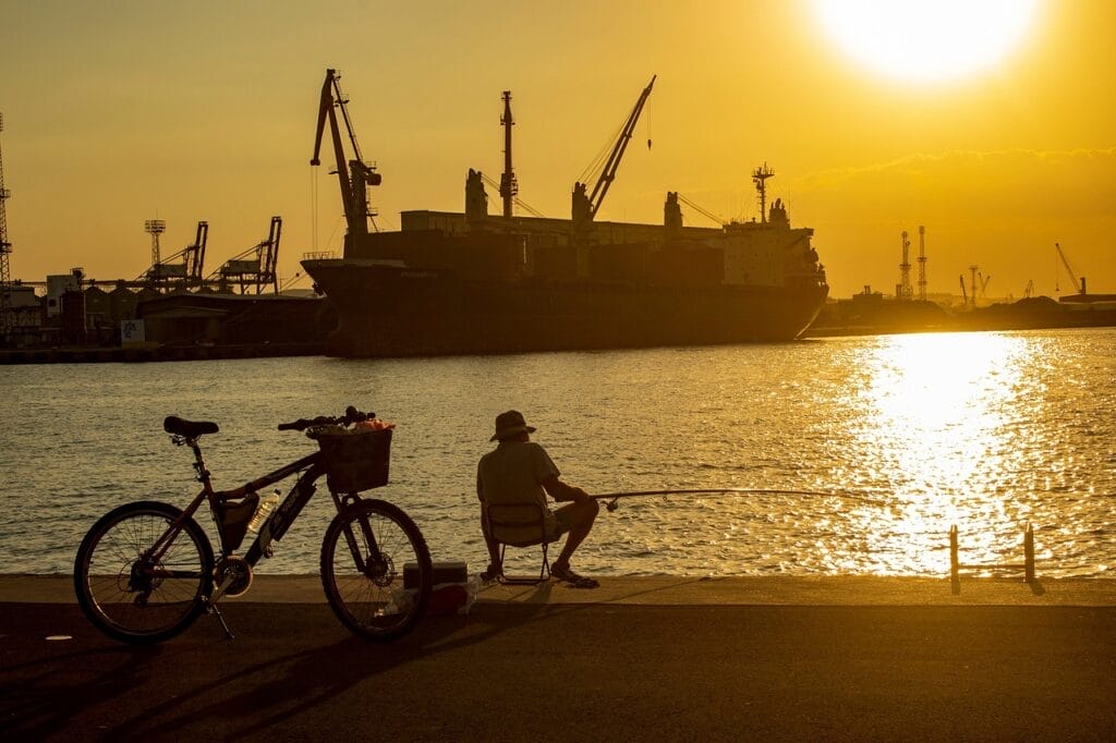 vue du port de douala