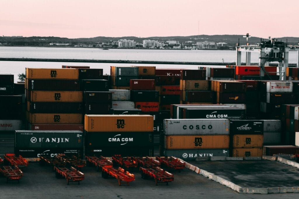 stockage de conteneurs à Maurice