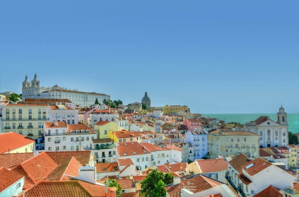 vue sur ville au portugal